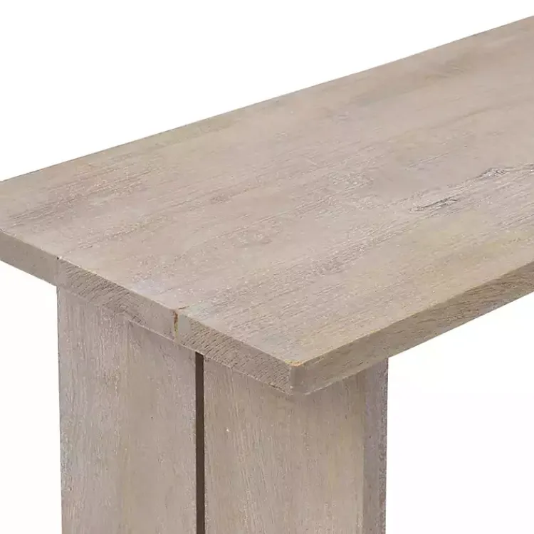 Kirklands Home Natural Mango Wood Farmhouse Console