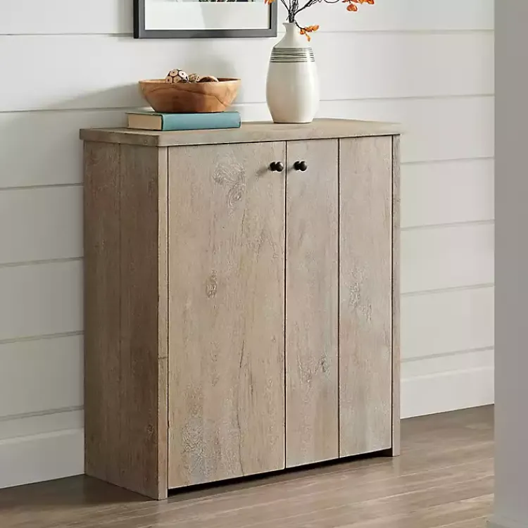 Kirklands Home Natural Mango Wood Shoe Cubbie