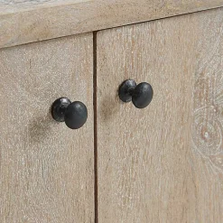 Kirklands Home Natural Mango Wood Shoe Cubbie