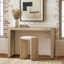 Kirklands Home Natural Monterey Console Table Tan Hot