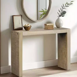 Kirklands Home Natural Monterey Console Table Tan Hot