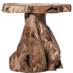 Kirklands Home Natural Preserved Teak Wood Root Accent Table Hot