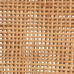Kirklands Home Natural Rat and Wood Counter Stool Tan