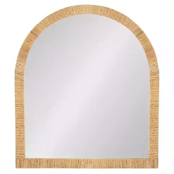 Kirklands Home Natural Rattan Arch Wall Mirror Online