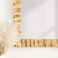 Kirklands Home Natural Rattan Arch Wall Mirror Online