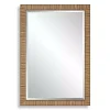 Kirklands Home Natural Rattan Beveled Wall Mirror Online