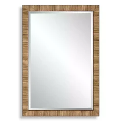 Kirklands Home Natural Rattan Beveled Wall Mirror Online
