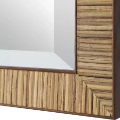 Kirklands Home Natural Rattan Beveled Wall Mirror Online
