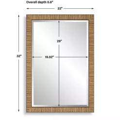 Kirklands Home Natural Rattan Beveled Wall Mirror Online
