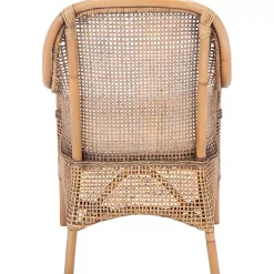 Kirklands Home Natural Rattan Charlie Accent Chair White Best