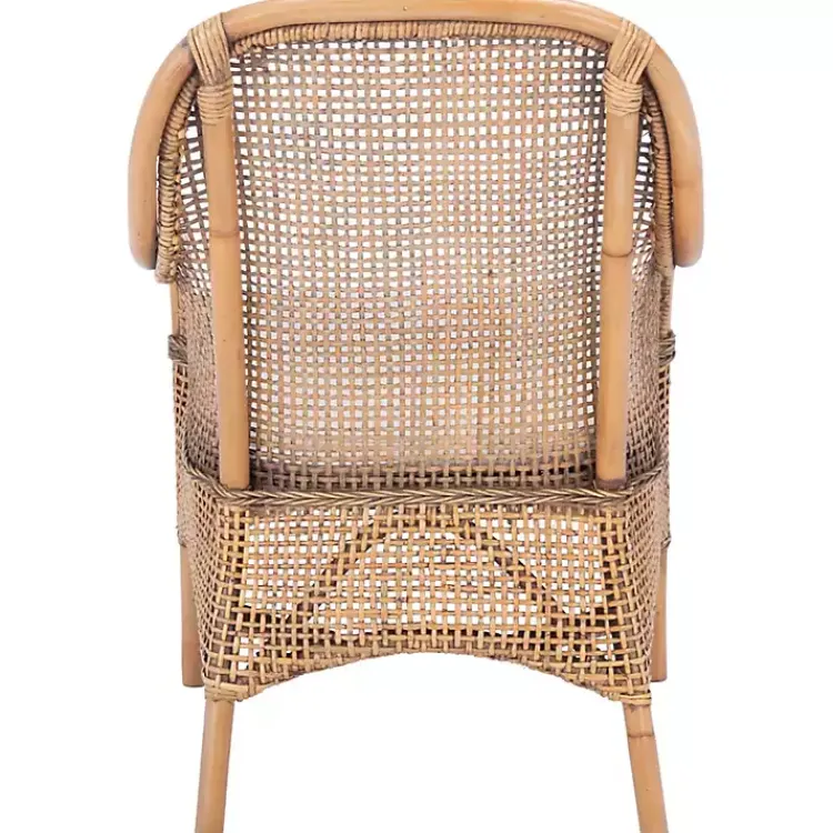 Kirklands Home Natural Rattan Charlie Accent Chair White Best