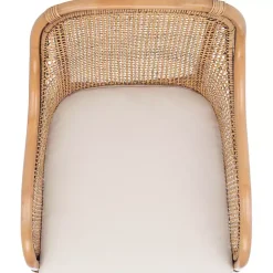Kirklands Home Natural Rattan Charlie Accent Chair White Best