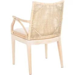 Kirklands Home Natural Rattan Gianna Accent Chair White Best