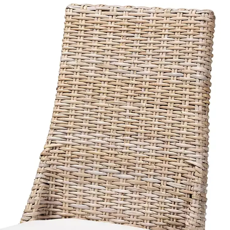 Kirklands Home Natural Rattan High Back Dining Chairs, Set of 2 Brown Hot