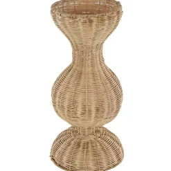 Vases>Kirklands Home Natural Rat Hourglass Vase Tan