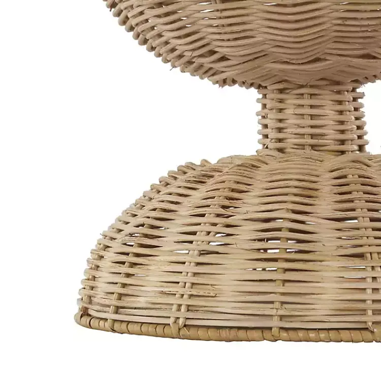 Vases>Kirklands Home Natural Rat Hourglass Vase Tan
