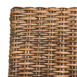 Kirklands Home Natural Rattan Wood Woven 2-pc. Dining Chair Set Brown Outlet