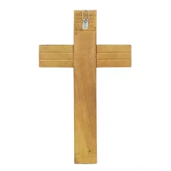 Kirklands Home Natural Reclaimed Wood Cross Wall Plaque Brown Sale
