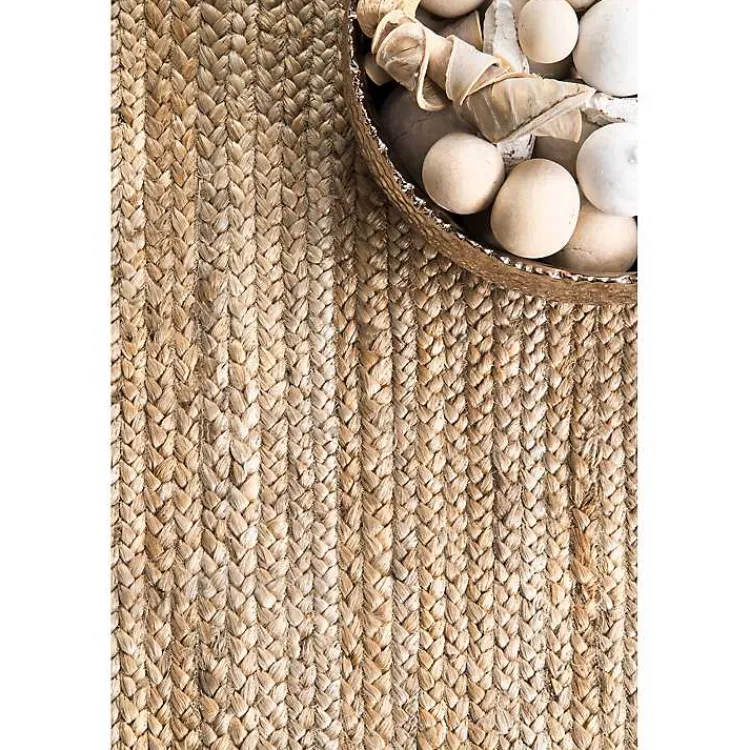 Kirklands Home Natural Reno Woven Area Rug, 4x6 Tan Discount
