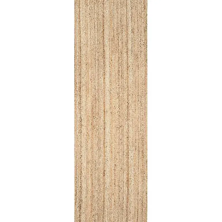 Kirklands Home Natural Reno Woven Runner Tan New