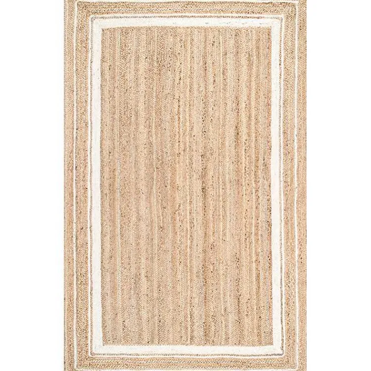 Kirklands Home Natural Renwick Braided Border Area Rug, 5x8 Best