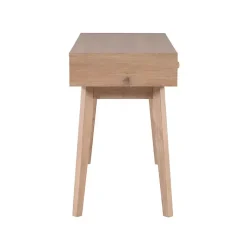 Kirklands Home Natural Ripples 2-Drawer Wood Desk Brown