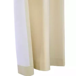 Kirklands Home Natural Room Darkening Curtain Panel Set, 54 in. Tan New