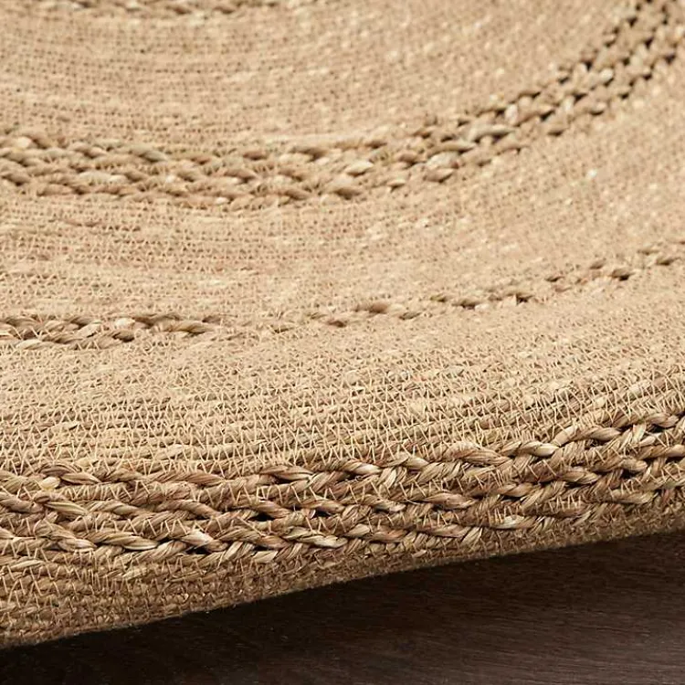 Kirklands Home Natural Seagrass Indoor/Outdoor Area Rug, 4x4 Tan Outlet