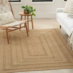 Kirklands Home Natural Seagrass Indoor/Outdoor Area Rug, 4x6 Tan Discount