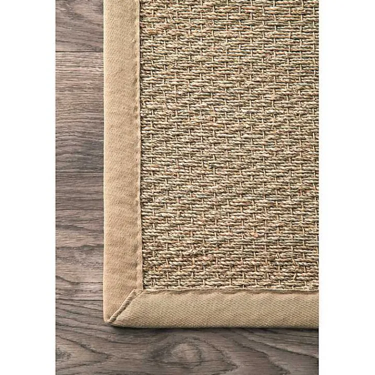 Kirklands Home Natural Seagrass Percey Area Rug, 5x8 Tan Sale