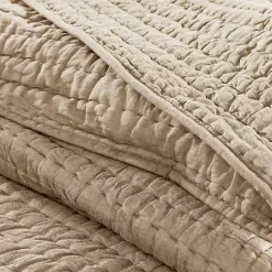 Kirklands Home Natural Serene Quilted 3-pc. King Coverlet Set Tan Sale