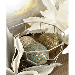 Bowl Filler>Kirklands Home Natural Shades Ceramic 4-pc. Orb Filler Set