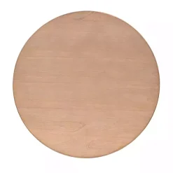 Kirklands Home Natural Skye Round Coffee Table Tan New