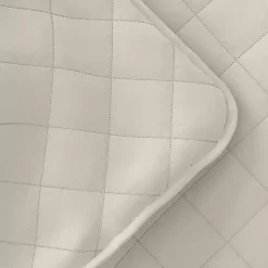 Kirklands Home Natural Stitched Diamond 3-pc. Queen Quilt Set Ivory Best