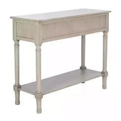 Kirklands Home Natural Textured 2-Drawer Console Table Tan New