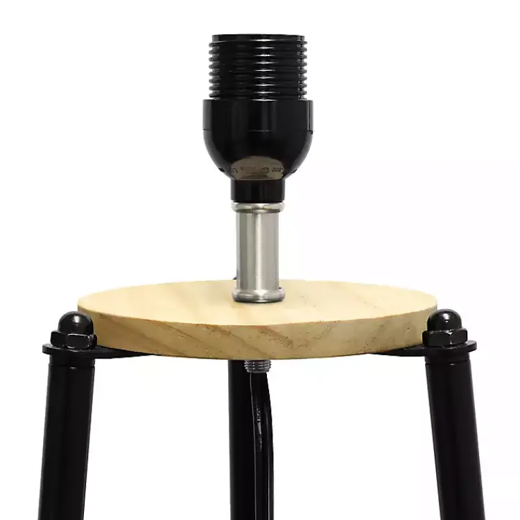 Kirklands Home Natural 3-Tier Tripod Floor Lamp Hot