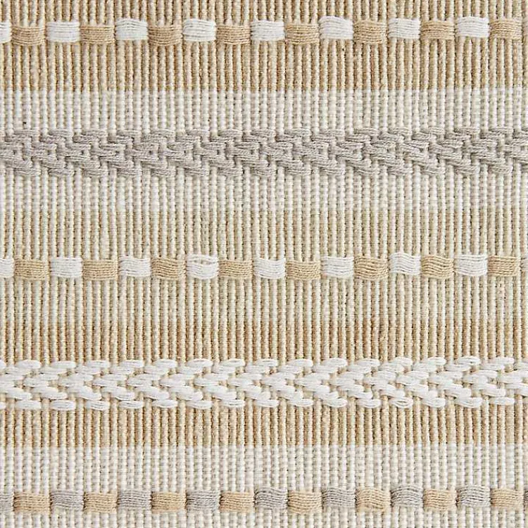 Kirklands Home Natural Tonal Stripe Placemats, Set of 6 Sale