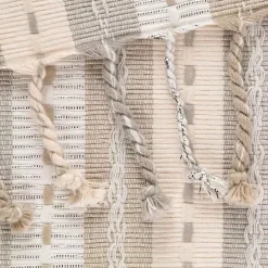 Kirklands Home Natural Tonal Stripe Table Runner Hot
