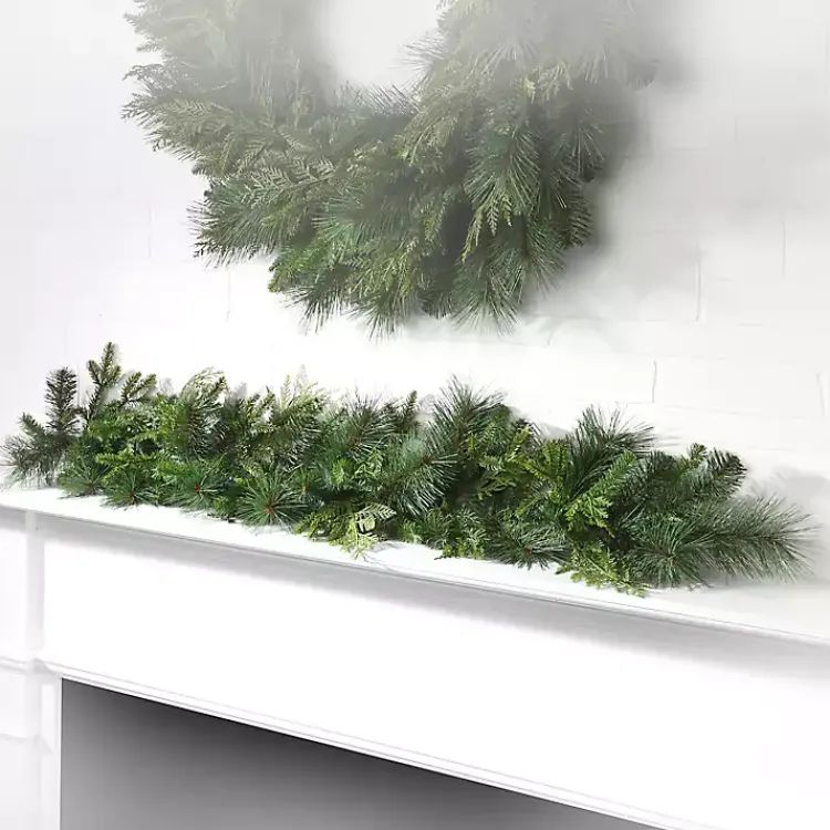 Christmas Arrangements & Garland>Kirklands Home Natural Touch Ever Garland Green