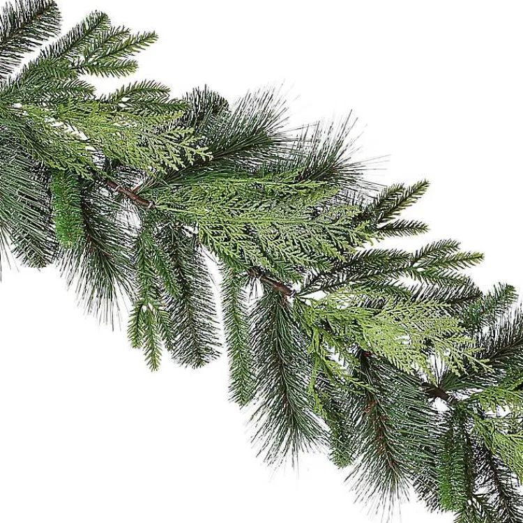 Christmas Arrangements & Garland>Kirklands Home Natural Touch Ever Garland Green