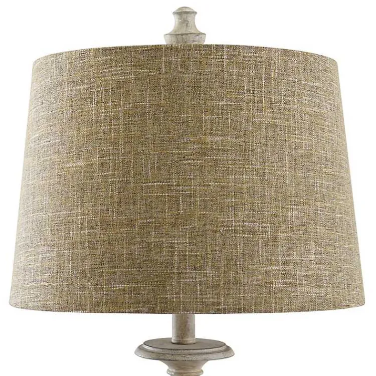 Kirklands Home Natural Traditional Farmhouse Table Lamp Tan Sale