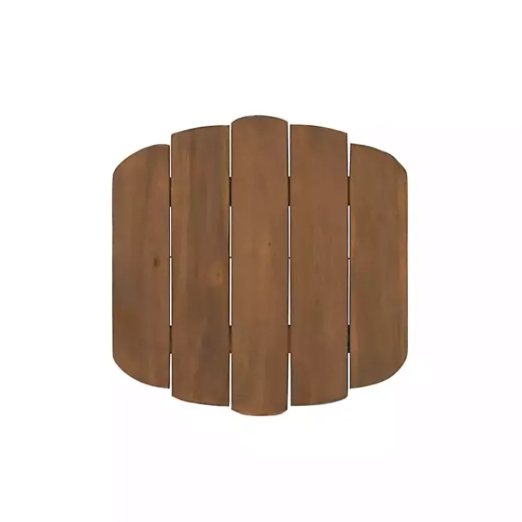 Kirklands Home Natural Warren Adirondack Outdoor Accent Table Brown Sale