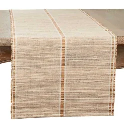 Kirklands Home Natural Water Hyacinth Table Runner Brown Outlet