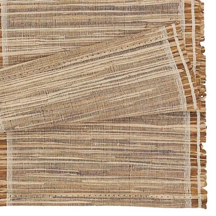 Kirklands Home Natural Water Hyacinth Table Runner Brown Outlet