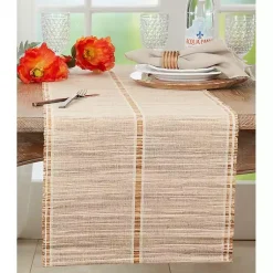 Kirklands Home Natural Water Hyacinth Table Runner Brown Outlet