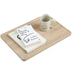 Kirklands Home Natural Wood Bedside Shelf Tan Outlet