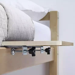 Kirklands Home Natural Wood Bedside Shelf Tan Outlet