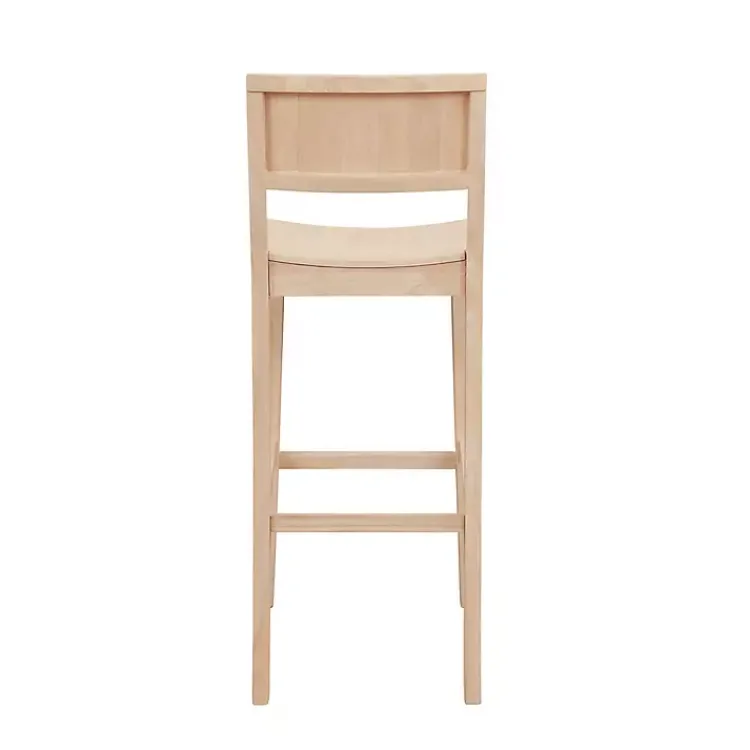 Kirklands Home Natural Wood Devin Bar Stools, Set of 2 Tan
