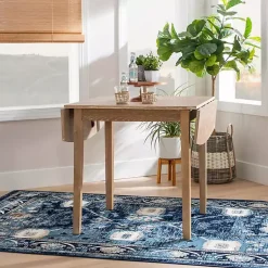 Kirklands Home Natural Wood Drop Leaf Dining Table Tan Sale