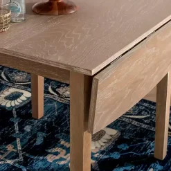 Kirklands Home Natural Wood Drop Leaf Dining Table Tan Sale